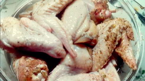 курица в маринаде с лимоном