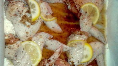 курица в маринаде с лимоном