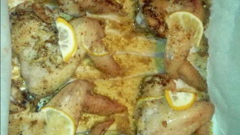 курица в маринаде с лимоном