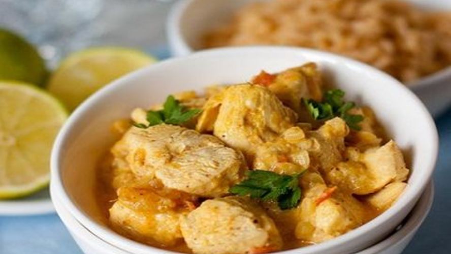 Рецепт курицы в сливочном соусе с карри