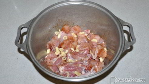 курица в собственном соку в духовке