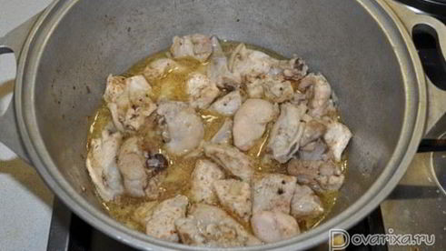 курица в собственном соку в духовке