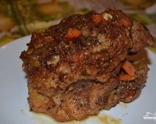 Мясо в мультиварке Редмонд