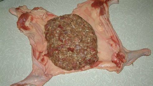 новогодняя фаршированная утка по-французски