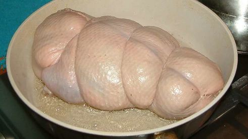 новогодняя фаршированная утка по-французски