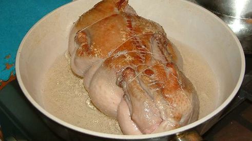 новогодняя фаршированная утка по-французски