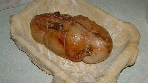 новогодняя фаршированная утка по-французски