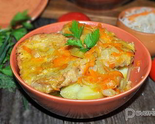 Отбивные в горшочке