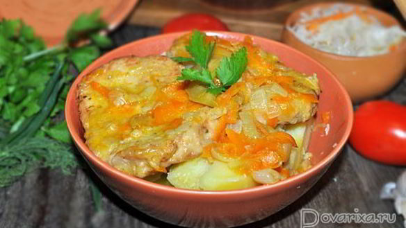 Рецепт Отбивных в горшочке