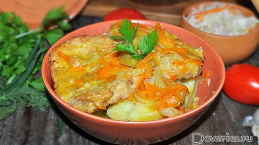 Рецепт отбивных в горшочке