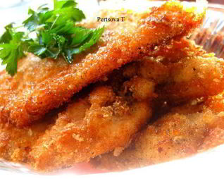 Отбивные в сухарях
