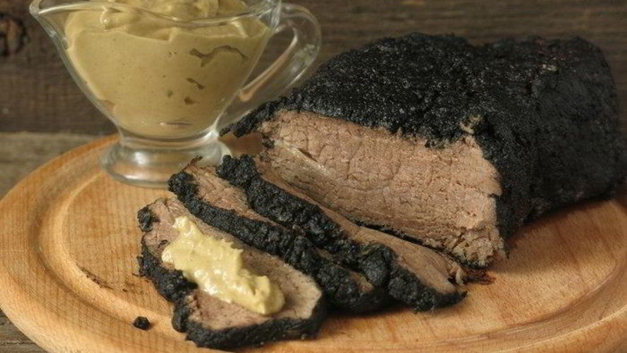 Рецепт ростбифа в золе с соусом из тунца