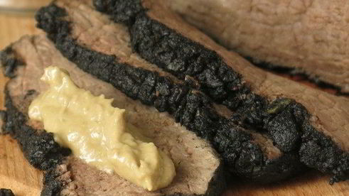 ростбиф в золе с соусом из тунца