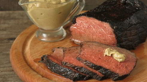 ростбиф в золе с соусом из тунца