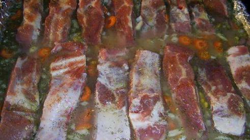 свинина с рисом и кукурузой