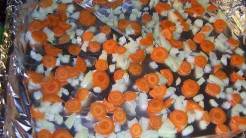 свинина с рисом и кукурузой