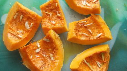 свинина с тимьяном и тыквой