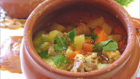 Рецепт Свинины тушеной в горшочке