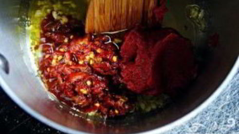 свинина в гранатовой глазури