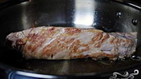 свинина в гранатовой глазури