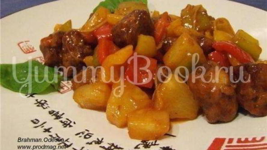 Рецепт свинины в кисло-сладком соусе