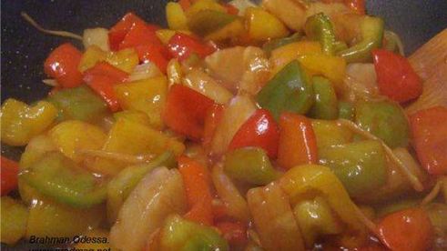 свинина в кисло-сладком соусе