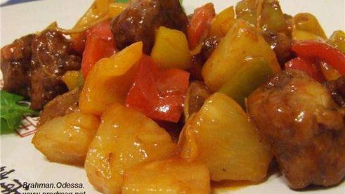 свинина в кисло-сладком соусе