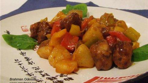 свинина в кисло-сладком соусе