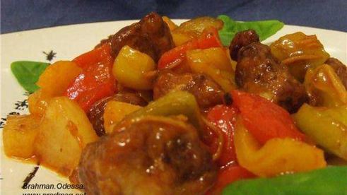 свинина в кисло-сладком соусе