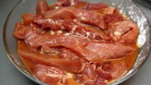 свинина в соусе на сковороде