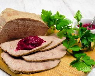 Телятина отварная