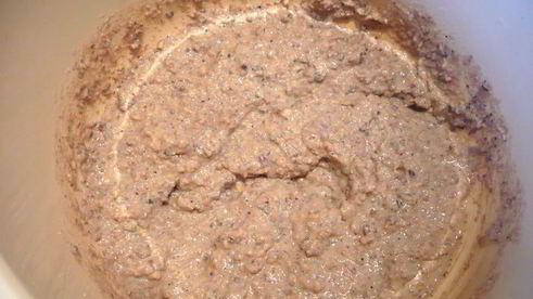 утиная грудка c гранатом, яблоками и каштановым пюре