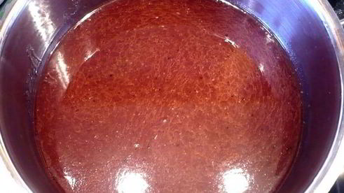 утиная грудка c гранатом, яблоками и каштановым пюре