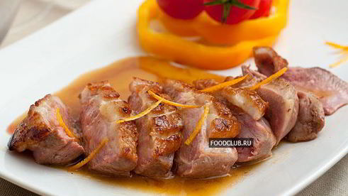 утиная грудка с апельсиновым соусом