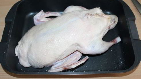 запеченая утка с пьяной грушей