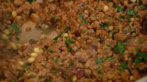 баклажаны, фаршированные бараниной и кедровыми орехами