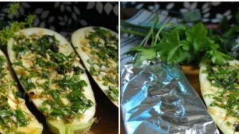 баклажаны на углях в фольге