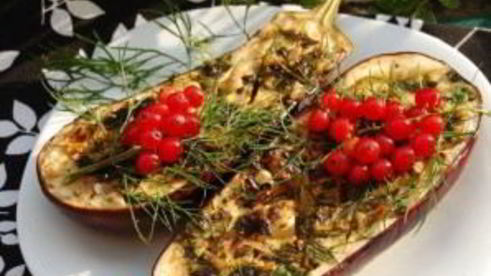 баклажаны на углях в фольге