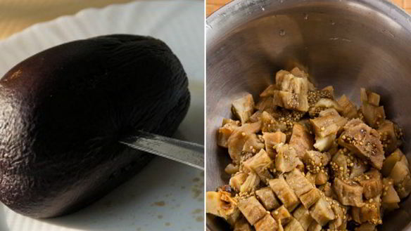 Рецепт Баклажанов с фаршем в беконе