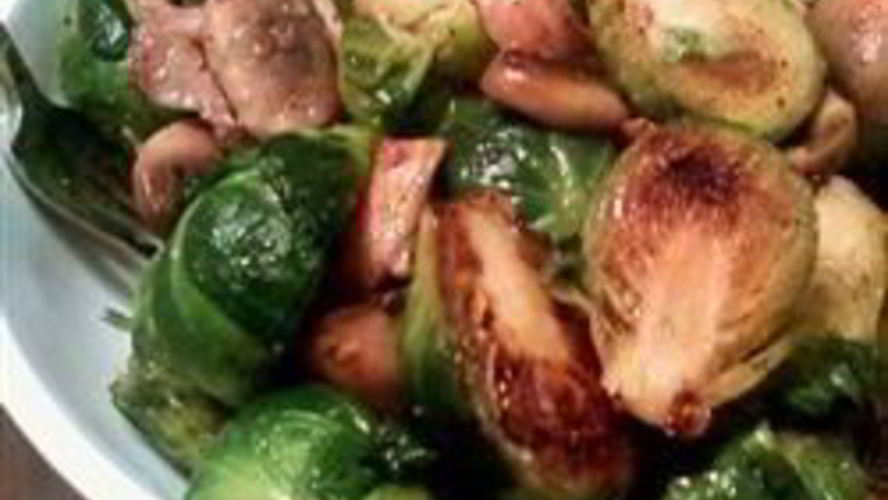 Рецепт брюссельской капусты с шампиньонами