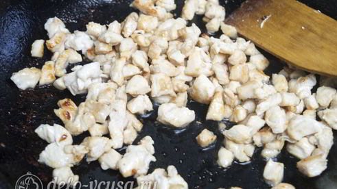 фаршированный картофель с грибами и курицей