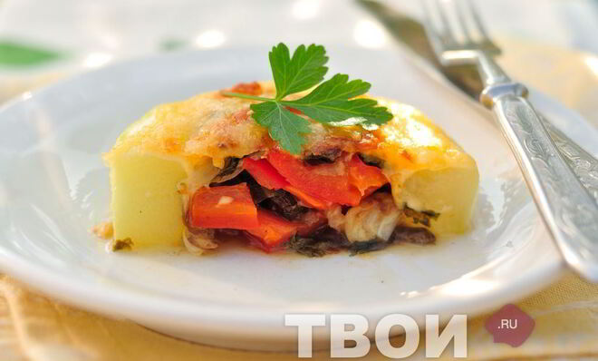 Фаршированные кабачки в духовке