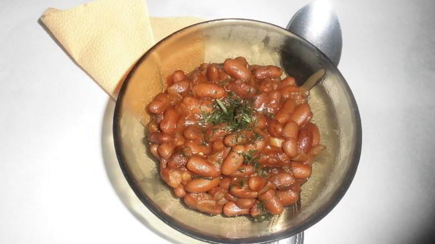 Рецепт фасоли тушеной с томатной пастой