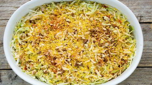 гратен из молодой капусты