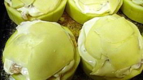 кабачки, фаршированные рыбой