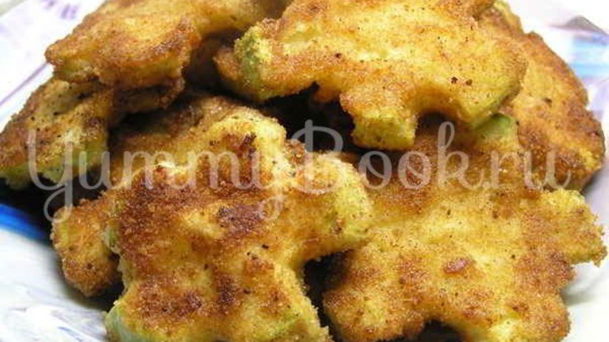 Рецепт кабачков в панировке