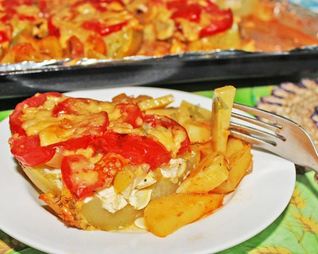 Кабачки запеченные в фольге в духовке