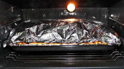 кабачки запеченные в фольге в духовке