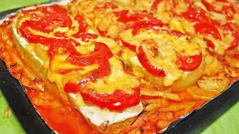 кабачки запеченные в фольге в духовке