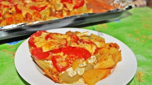 кабачки запеченные в фольге в духовке